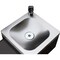 Global Industrial Outdoor Wall Mounted Drinking Fountain, Black Powder Coat 761224BK - alternate 4